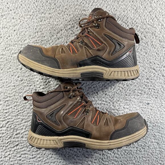 Orthofeet Ridgewood 492 Mens 12 2E Wide Waterproof Leather Hiking Boots Brown main image 4